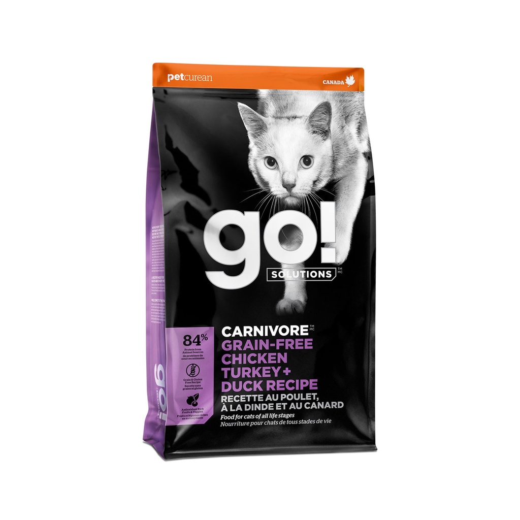 Go! Solutions Carnivore for Cats - Chicken+Turkey+Duck