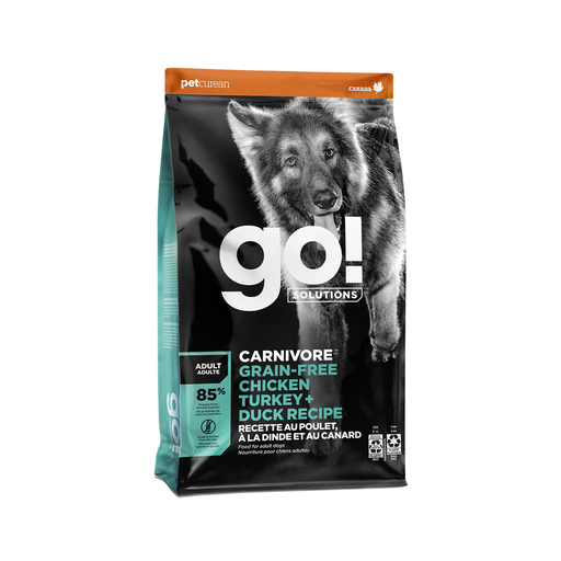 Go! Solutions Carnivore pour Chiens - Poulet+Dinde+Canard